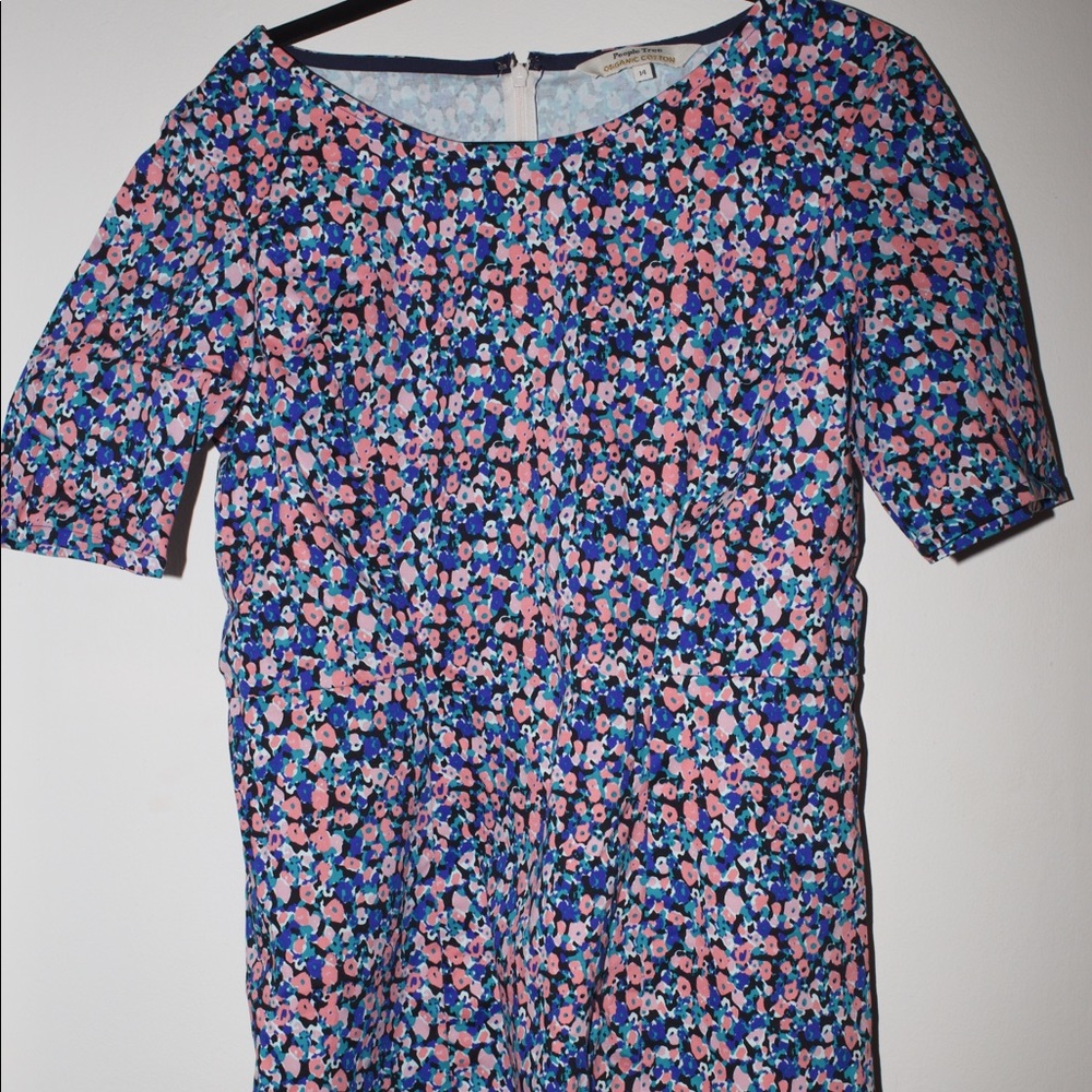 People Tree floral sheath dress